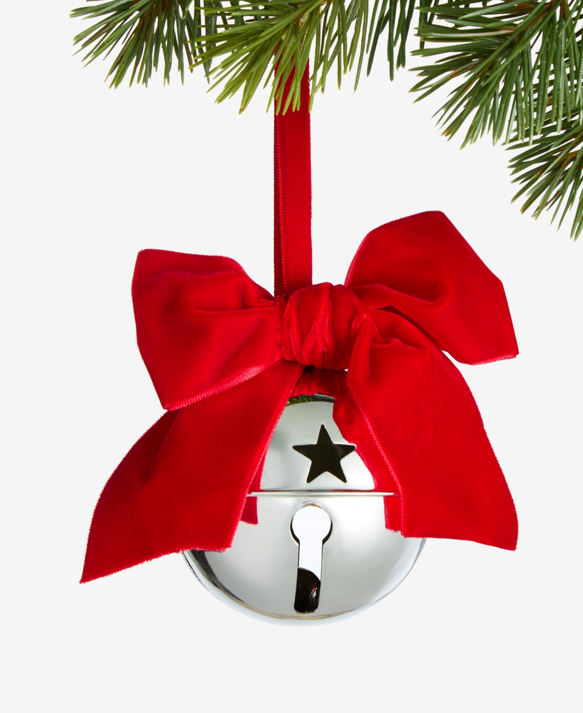 Holiday Lane Heritage Bow-Trim Bell Ornament, Macy's Exclusive