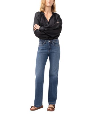 Silver Jeans Co. - Women's Avery High Rise Curvy Fit Trouser Jeans