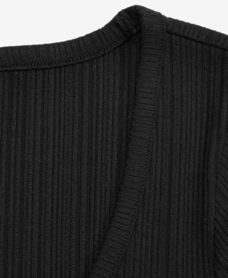 Women's Ribbed Scoop-Neck Tee, Exclusively at Macy's