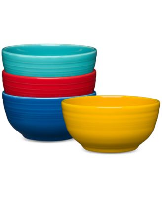 Fiesta - Vibrant Bistro Coupe 5.5" Cereal Bowls, Set of 4