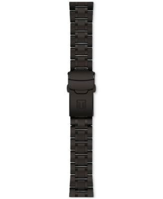 Men's Swiss Chronograph Seastar 1000 Black-Tone Stainless Steel Bracelet Watch 38mm