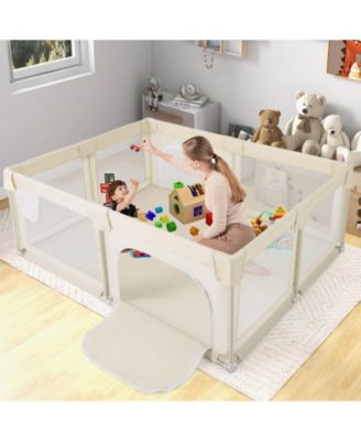 Toddler Playpen Extra Large Activity Center Safety Play Yard w/ Gate