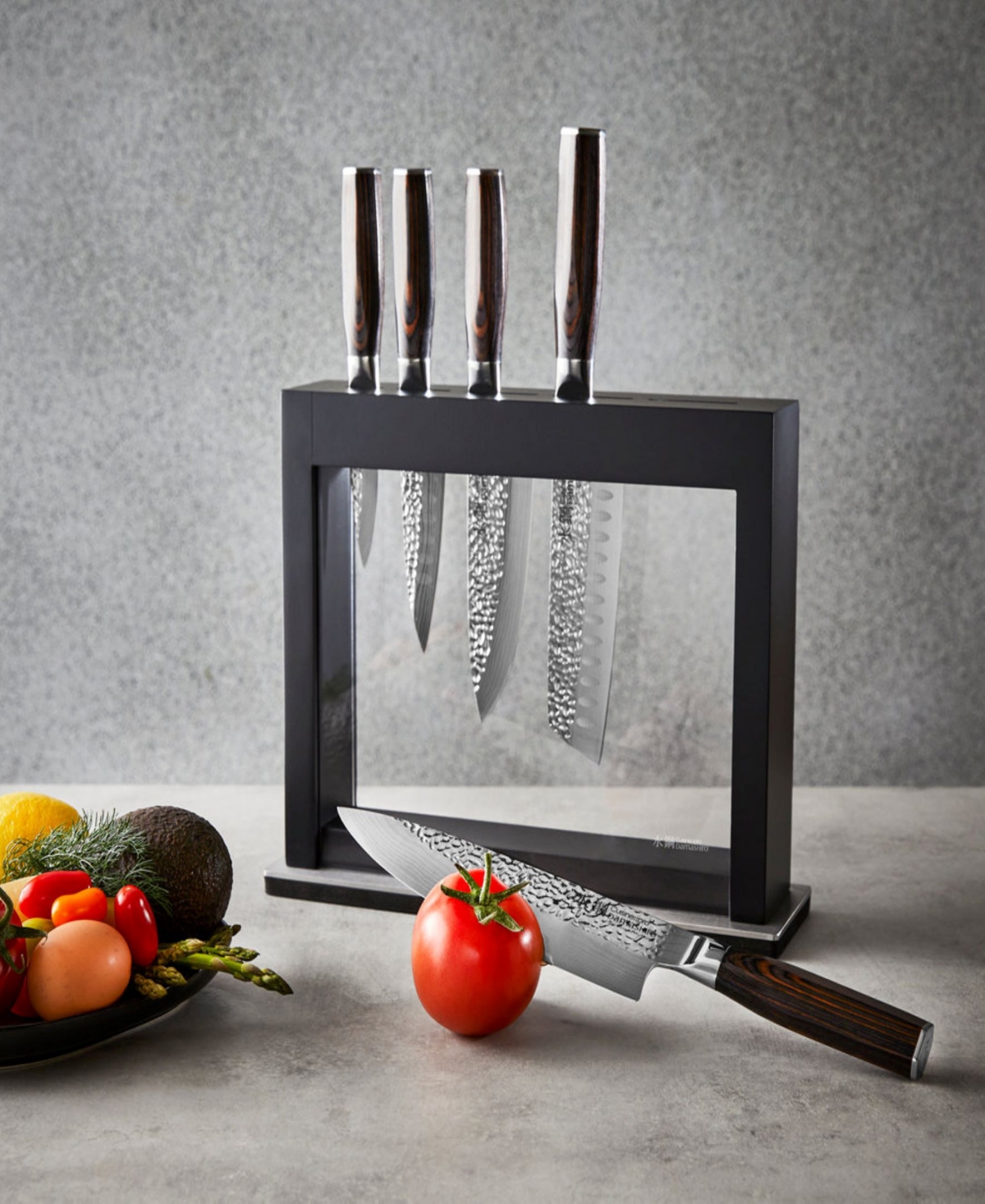 Cuisine::pro Damashiro Emperor Hisa 6-pc. Knife Block Set