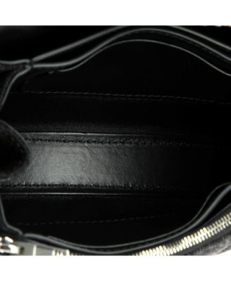 Small Crush Chain Flap Bag Quilted Denim