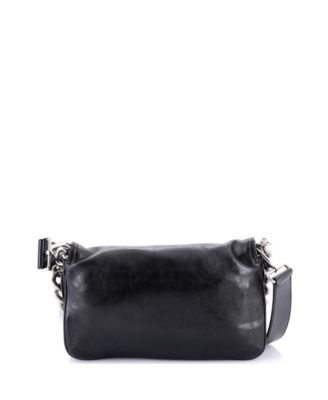 Small BB Soft Flap Bag Leather