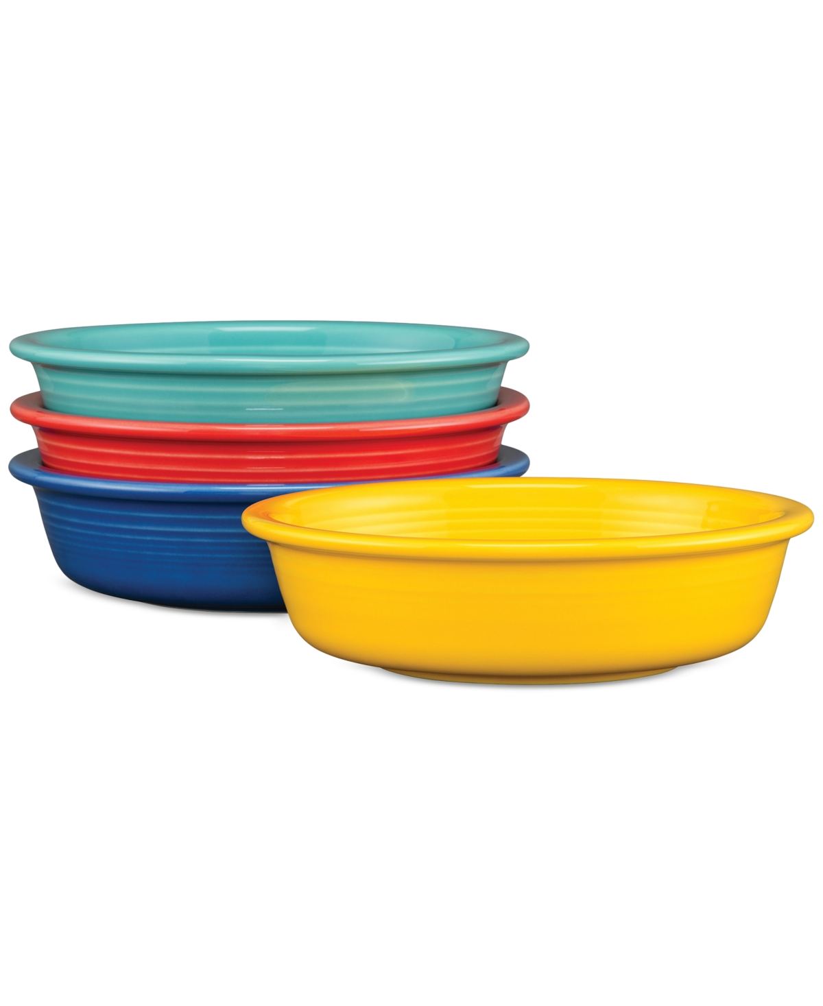 Vibrant Classic Rim Cereal Bowls, Set of 4 - Vibrant