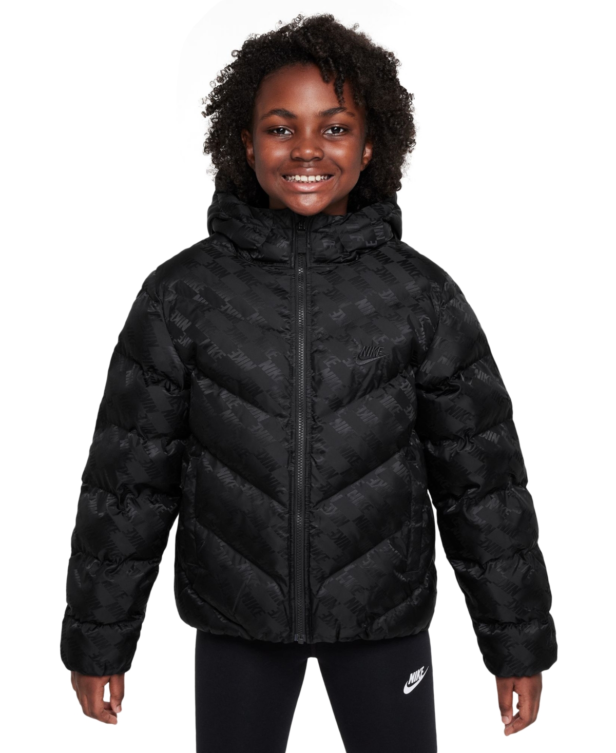 Nike Big Boys and Girls Sportswear All Day Play Loose-Fit Puffer Jacket