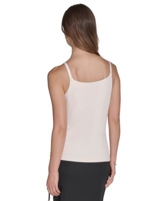Women's Hardware Sleeveless Cowlneck Top
