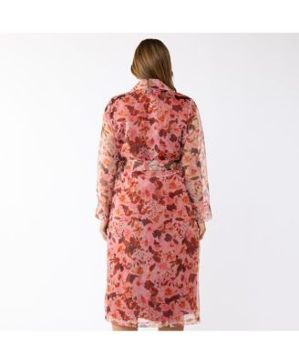 Atreides Organza Floral Trench