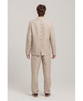 Men's Free Heaven Linen Oversized Blazer