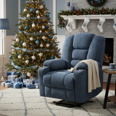 Power Lift Recliner Chair with Massage and Heat Heavy Duty Motion Mechanism with USB and Type C Ports