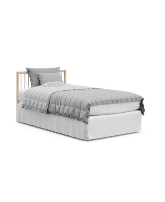 Teddi 4-in-1 Convertible Mini Crib - Natural with White