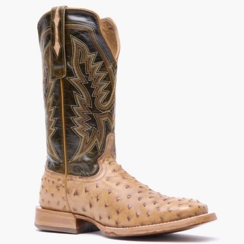 Мужские ботинки Durango Prca Collection Full-Quill Ostrich Western Boot, цвет: Седельно-коричневый