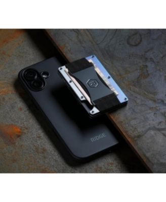 Men's RIDGE WALLET FOR MAGSAFE - Burnt Titanium - Cash Strap