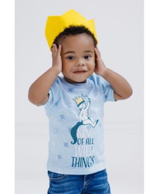 Baby Boys Max Cosplay T-Shirt and Crown