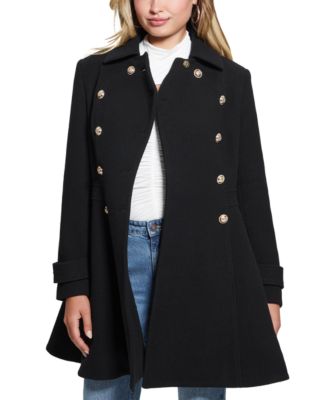 Women's Double-Breasted Skirted Coat