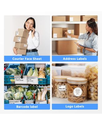 POLONO Bluetooth Thermal Shipping Label Printer, Wireless 4x6 Shipping Label Printer for Small Business, Support iOS, Android, Windows and Mac, Compatible with Amazon, Ebay, Shopify, Etsy, USPS