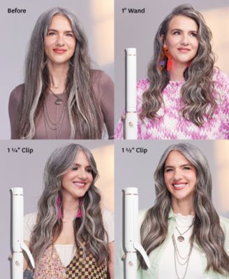 Switch Kit Wave Trio Professional Ionic Interchangeable Curling Iron with 3 CeramicClip & Wand Barrels for Curling and Waving