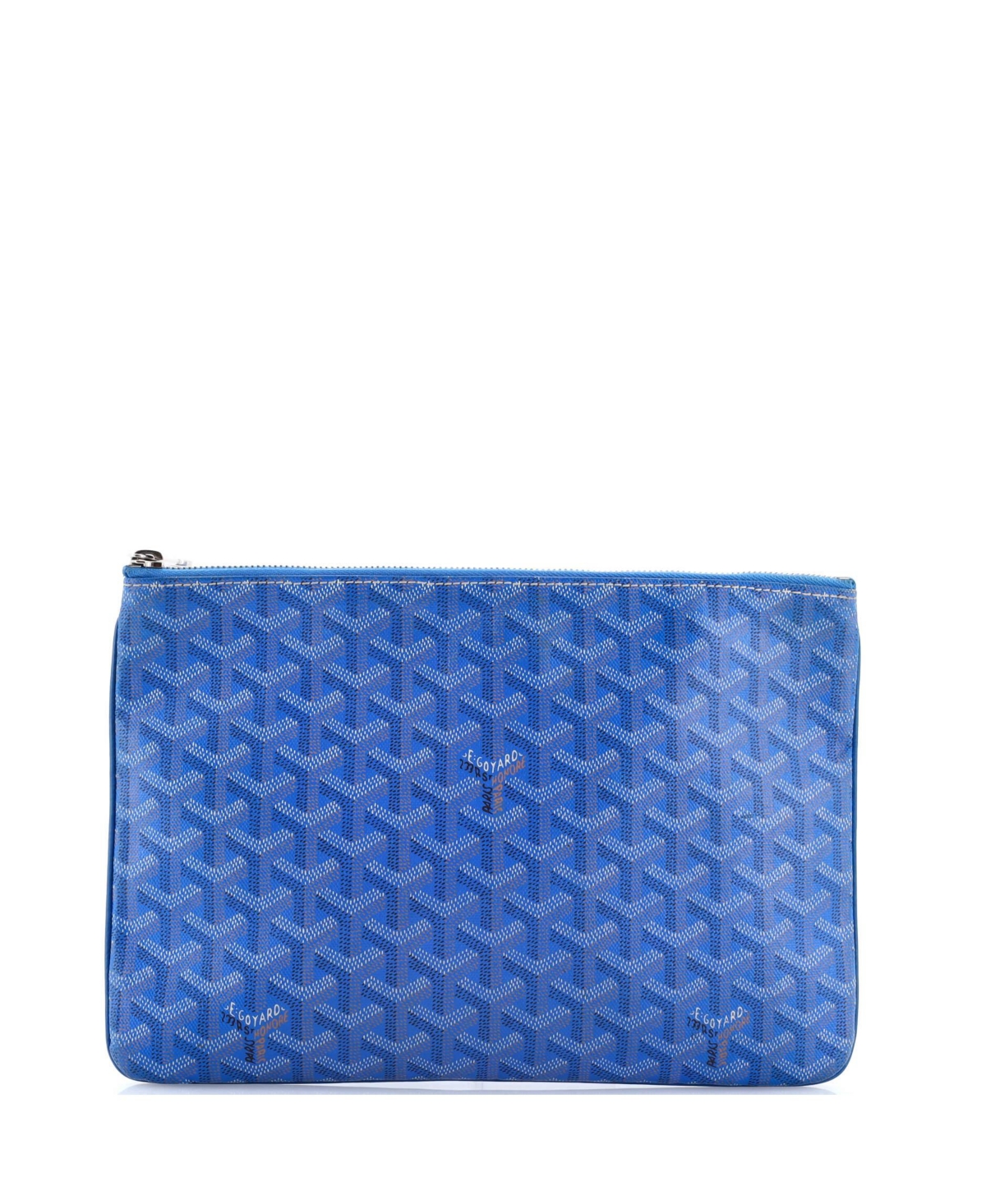 Mm Senat Zip Pouch Coated Canvas - Blue