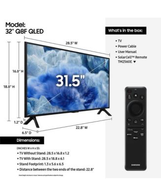 32" Class Q8F Series QLED 4K Vision AI Smart TV - QN32Q8FAAFXZA