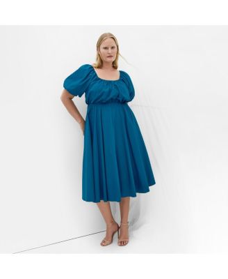 blue plus size corset dress ZAPAKA Women White Blue Flower Plus Size Prom Dress with Slit Corset Long Spaghetti Straps Ruched Wedding Party Dress, White Blue Flower / US18W