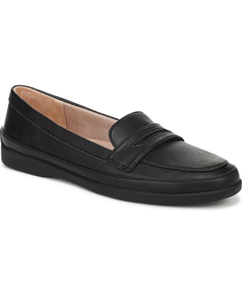 Женские туфли LifeStride Malta Round Toe Penny, цвет: Чёрная искусственная кожа
