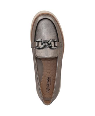 Women's Chelsea-Bit Round Toe Platform Loafers