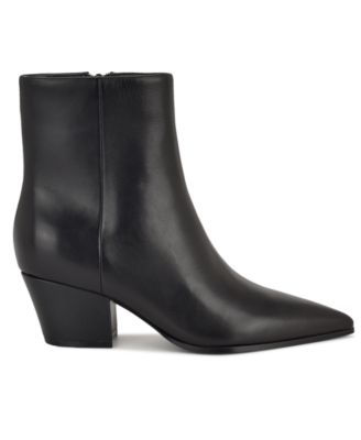 Women's Savie Leather Block Heel Booties