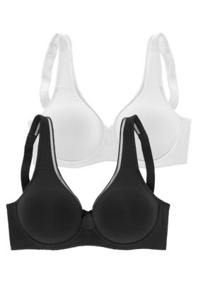 Women's 2 Pack Minimizer Underwire T-Shirt Bras