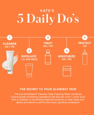 ExfoliKate Cleanser Daily Foaming Wash, 4 oz.