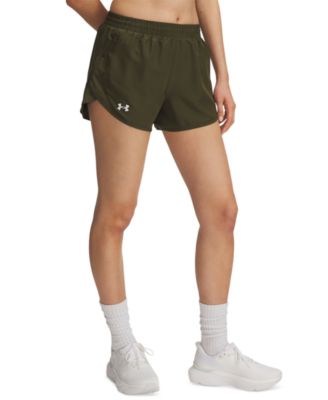 Women's Fly By Mesh-Panel Running Shorts