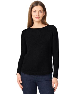 Women's Boat Neck Long-Sleeve Sweater