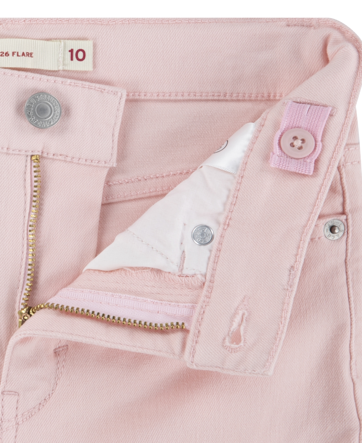 Levi's Big Girls 726 High Rise Flare Cargo Pants In Neutral