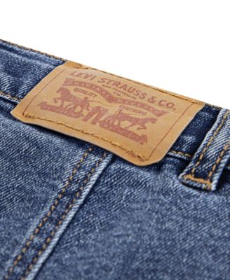 Big Girls Buttoned Denim Skirt