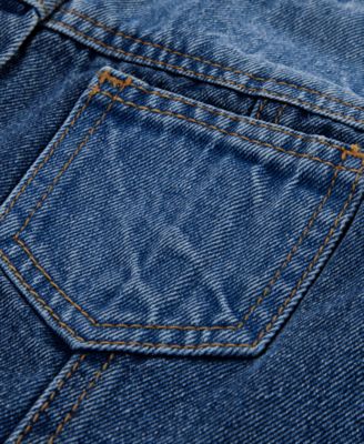 Big Girls Flared Tonal Denim Dress