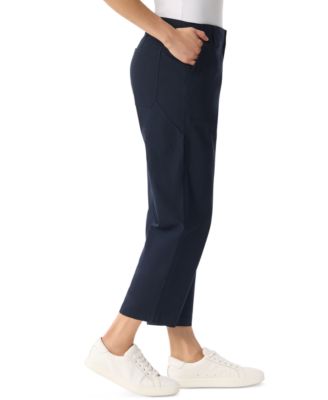 Women's High Rise Cropped Cargo Pants