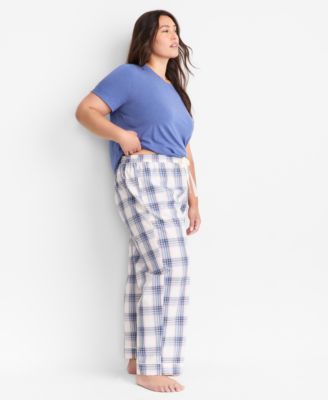 Women's Poplin Pajama Pants, XS-3X, Macy's Exclusive
