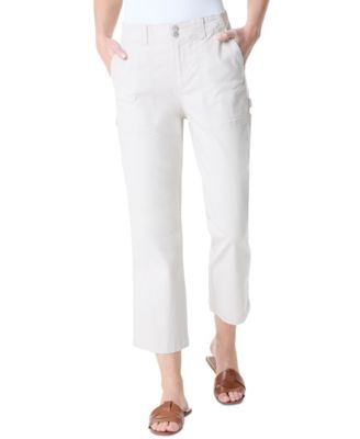 Women's High Rise Cropped Cargo Pants