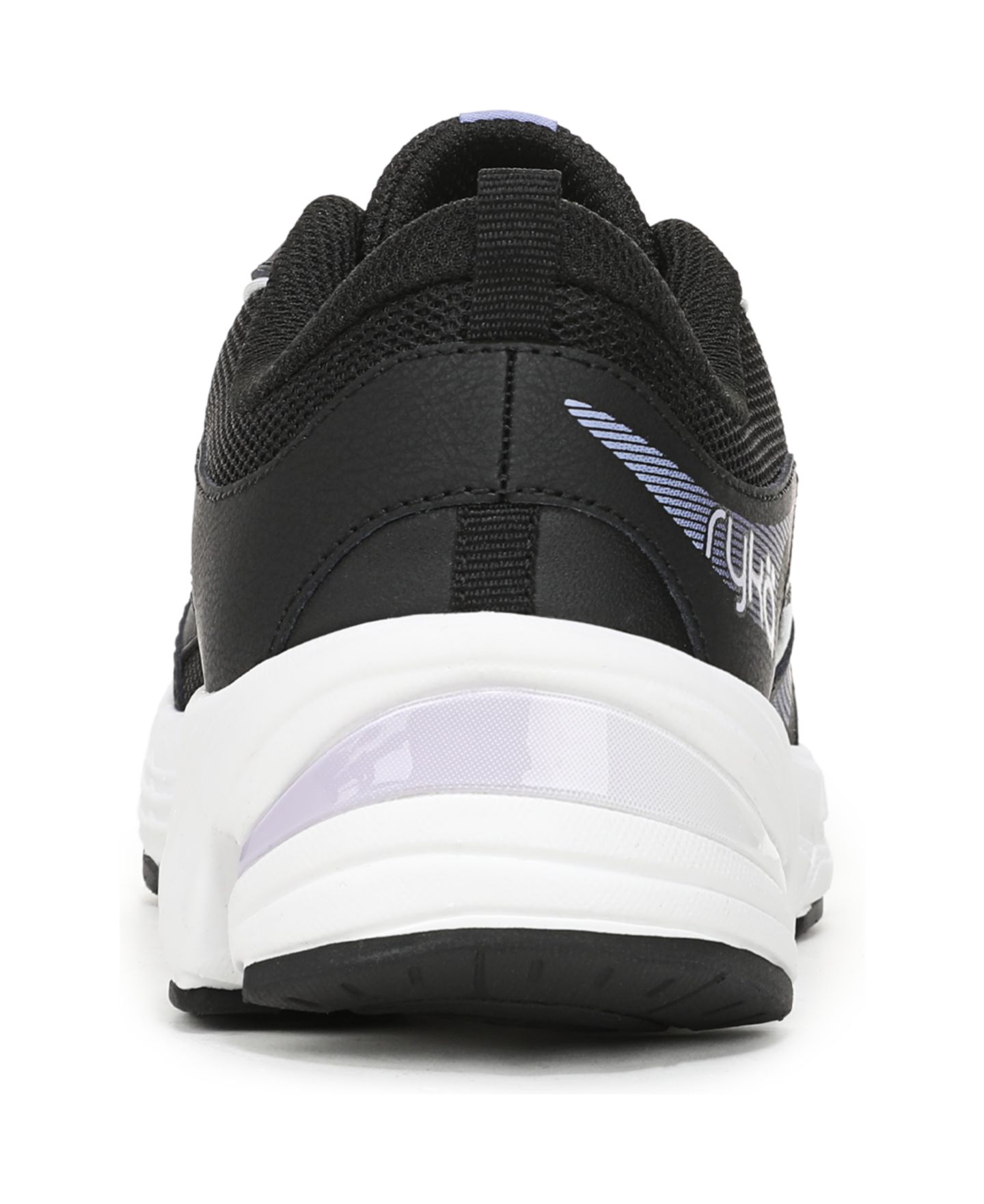 Женские кроссовки Ryka Invoke 2 Lace Up Walking, цвет: Чёрный кожаный / Сетчатый — фото 3