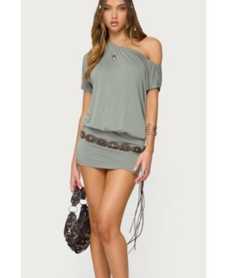 Womens Sevie Off Shoulder Mini Dress