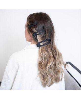 Mixed Size Flat Lay Clip Set - Black