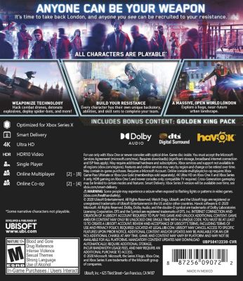 Watch Dogs Legion Gold Steelbook Edition for Xbox One