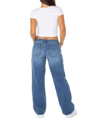 Juniors' Low-Rise Baggy Jeans