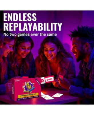 Family Board Games - Improv Card Game  - Roleplay Games for Family Night - Fun Board Game for Kids and Adults