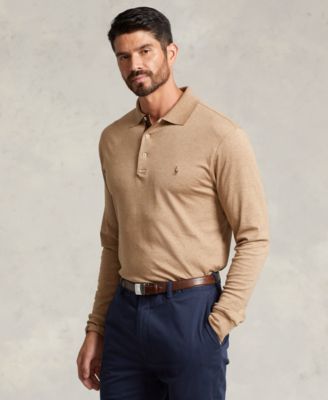 Polo Ralph Lauren - Men's Big & Tall Soft Cotton Long-Sleeve Polo Shirt