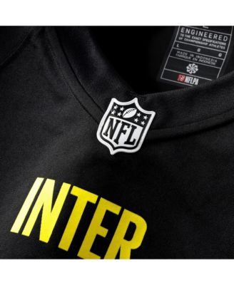 Men's Black Inter Milan 2025 Club World Cup X NFL Jersey