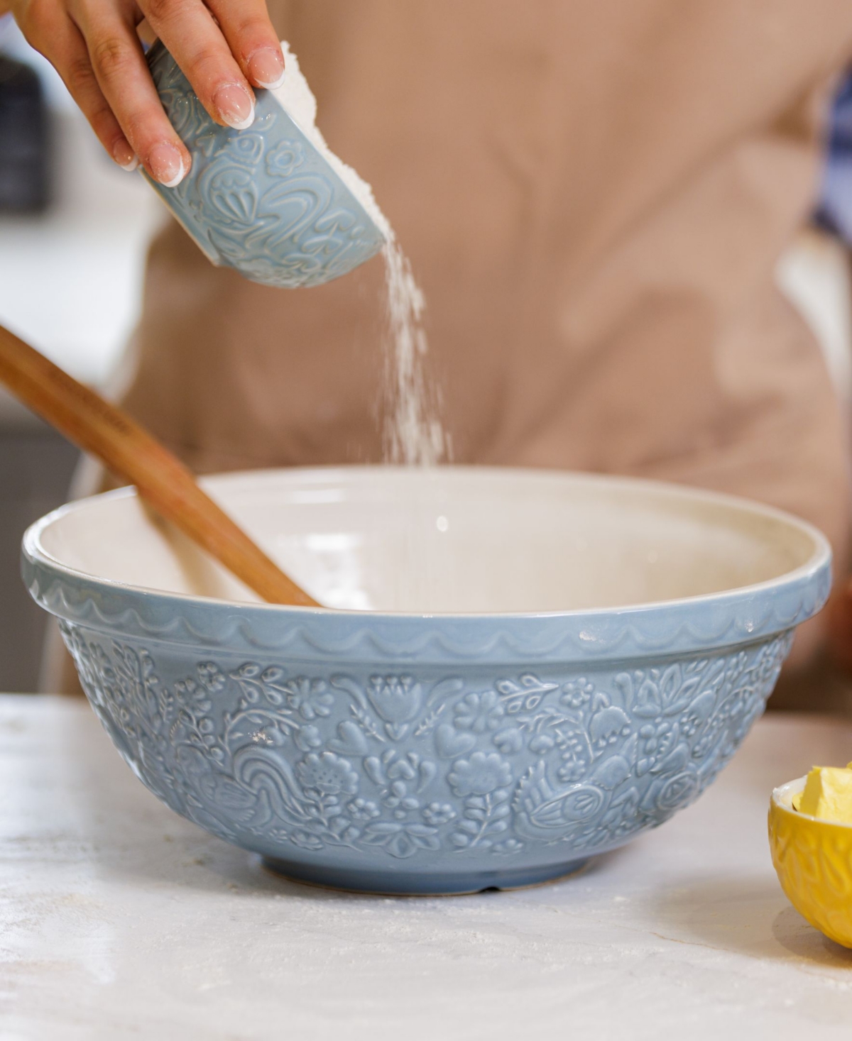 Mason Cash Home To Roost 11" Mixing Bowl In Blue