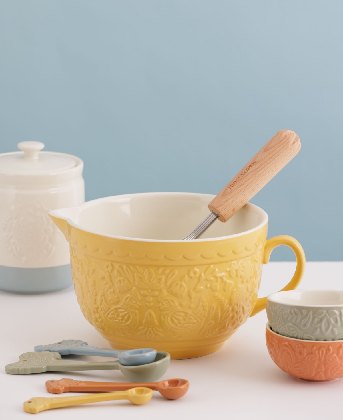 Mason Cash Home To Roost 2 Oz. Batter Bowl In Yellow