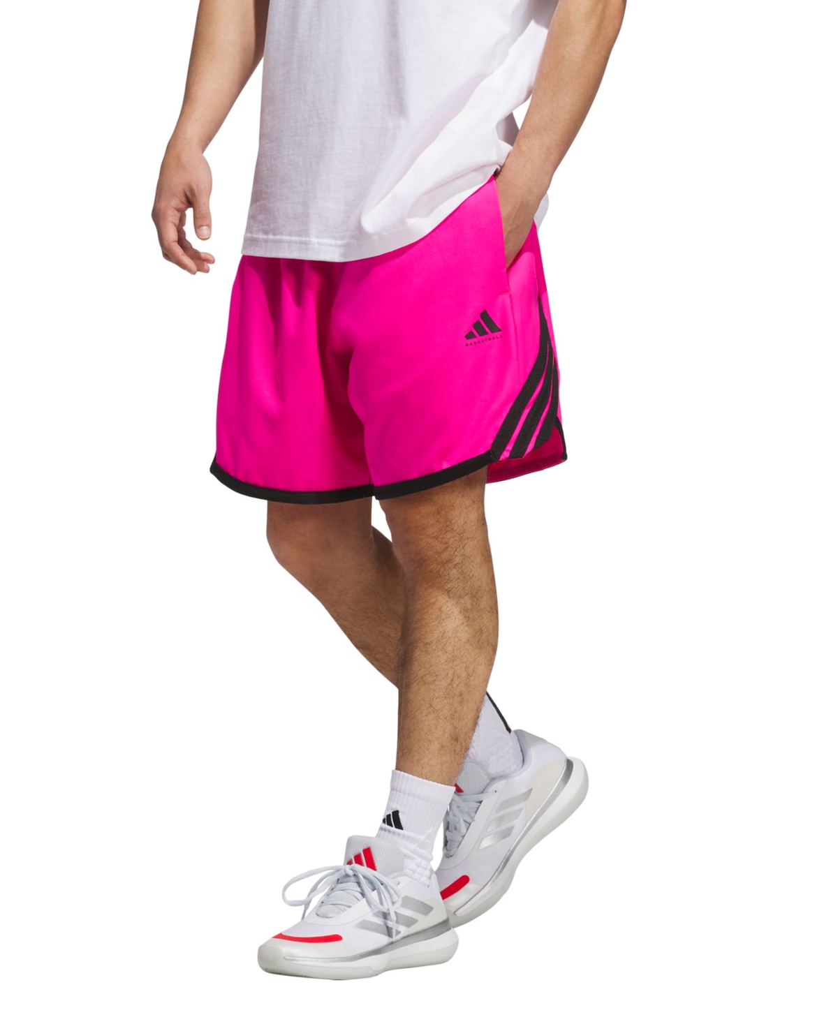 Men's Crazy Lite Basketball Shorts - Shock pink, Black