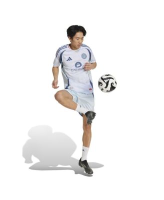 Men's Light Blue Chicago Fire Away 2025 Municipal Device Kit Authentic Shorts